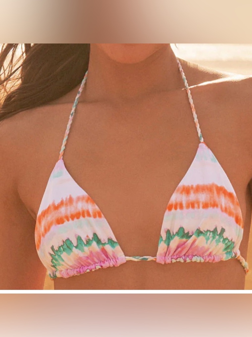 Maaji Rainbow Dye Balmy Tri Top XL